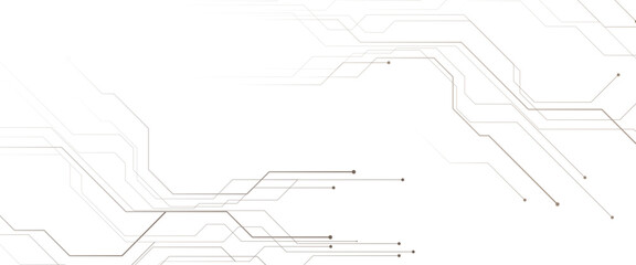 Wall Mural - vector abstract design element with geometric background of pattern with a circuit.
