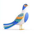 © junwen - Cartoon style colorful bird