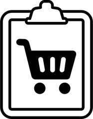 Canvas Print - shopping list