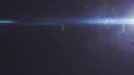 Wall Mural - animation of light trails moving over light spots on black background