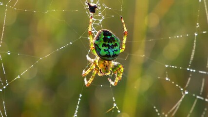 spider on web