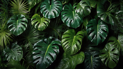  Featuring a dense arrangement of large, lush Colorful leaves.