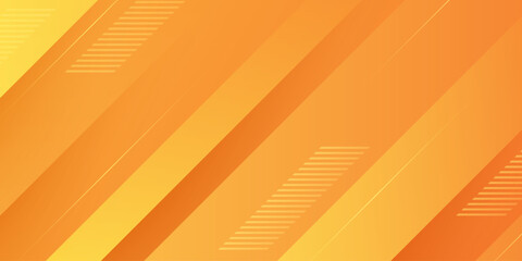 Wall Mural - yellow abstract background with vector lines and modern diagonal shading