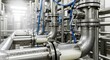 © madebycan - Milk processing with homogenization tanks and pasteurization machines