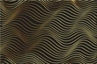 © Mockup king - Luxury Golden Abstract Line Wallpaper Background – Digital Gradient Waves, Wavy Line Design for Website, Poster, Flyer, Notebook, Textile, and Home Decor
