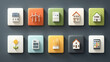 © Shehzad - Renewable energy installation icons in flat design style