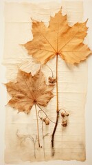 Wall Mural - Sycamore Leaf leaf plant maple.