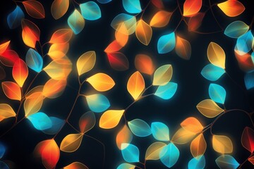 Wall Mural - pattern bokeh effect background backgrounds abstract lighting.