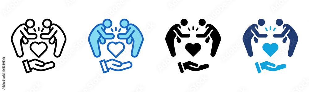 Courtesy icon Multi Style Vector Illustration