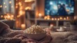 © Arsara - Cozy movie night with popcorn