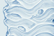 © tatyanarow - Cream water gel cosmetic lubricant  background transparent smudge blue-gray cooling lotion