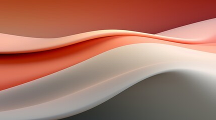 Wall Mural - wave of pink and white colors. the colors are very bright and the wave is very long