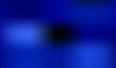 Deep blue abstract background with soft bokeh lights
