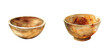 © Dar - wooden bowl watercolor vector illustration