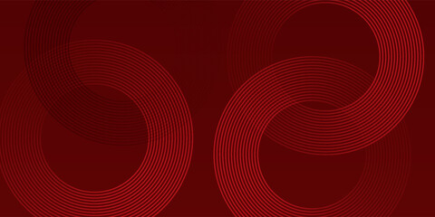 Wall Mural - Red abstract background. Dynamic shapes modern wallpaper simple