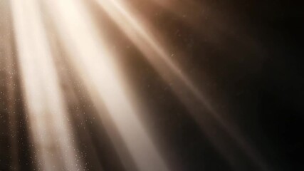 Wall Mural - A bright sun shining through cloudy sky with soft light and warm colors
