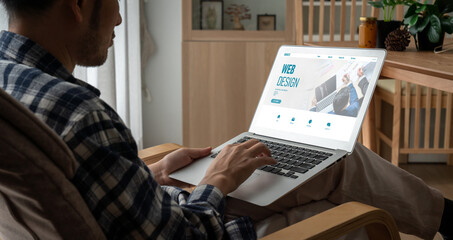 Website design software provide modish template for online retail business and e-commerce