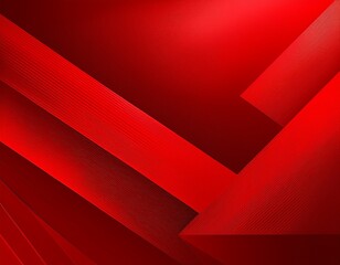 Wall Mural - bright red geometric banner versatile background various abstract designs