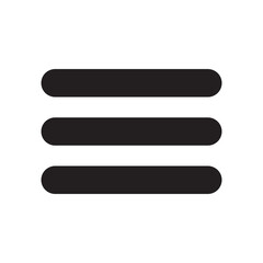 Menu icon set. application button vector symbol. game apps interface sign.