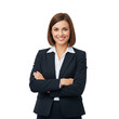 © Rizwan - Confident professional woman with crossed arms exudes success and modern business acumen, ready for corporate presentations and leadership roles.