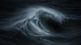 tide,crash,force,current,deep,swirl,liquid,foam,water,ocean,marine,wave,flow,transparent,blue,dark,movement,energy,nature,sea