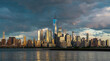 Manhattan skyline, New York, United States. Panorama of New York city skyscrapers in Manhattan. USA NYC. American big city. Lower NYC skyline. New York cityscape. America, New York City. NYC landmark.