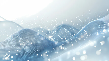 Wall Mural - Abstract Digital Waveform Design
