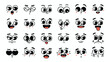 © NFS Studio - Collection of Cartoon Expressive Eyes and Mouths.