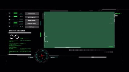 Protocol Initiated: Dynamic Sci-Fi HUD Interface Animation