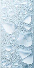 Wall Mural - close-up of dew drops on a smooth surface, capturing the essence of freshness and purity in nature