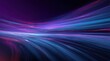 © ART BY SAIFUL - Vibrant photo of abstract background with neon light trails moving rapidly in space, featuring blue and purple colors, with a speed motion blur effect. an abstract, futuristic.