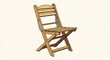 © nasira - Classic wooden folding chair offers portable seating for relaxing outdoors or at home, adding rustic charm and convenience to any space with its timeless design