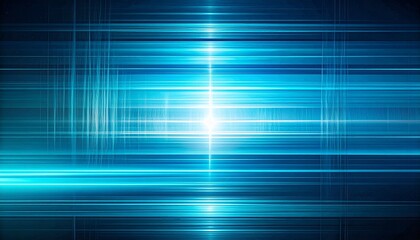 Wall Mural - abstract background blue and white luminous grid