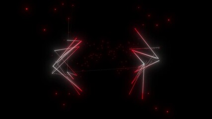 Wall Mural - Abstract network of physical devices on the Internet using a network connection