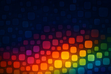 Wall Mural - a colorful background with squares of different colors