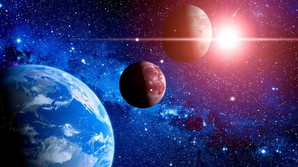 Planets space exploration