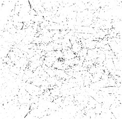 Wall Mural - Scratched Grunge Urban Background Texture Vector. Dust Overlay Distress Grainy Grungy Effect. Distressed Backdrop Vector Illustration. Isolated Black on White Background. EPS 10.