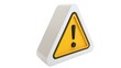 © Malaika - 3D Warning Icon | Yellow Triangle Alert Symbol with Exclamation Mark | Caution Sign Clipart for UI and Safety Design