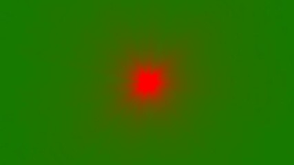 Wall Mural - Glowing red star light rays loop animation on green screen. Glow center color star lens flare. Flickering animation. bright spotlight. Isolated flare light effect. seamless loop 4K for video editing