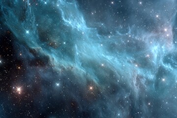 Wall Mural - vivid cosmic nebula showcases a stunning dance of stars and gas in the expansive universe with color
