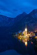 View of the traditional town of Hallstat, Austria