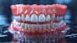 © MAYSURYA - Realistic 3D Dental Prosthesis in Water.