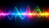 Vibrant audio waves