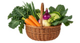 Isolated vegetable basket
