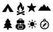 © Katy Pink - Camping Icon Grid