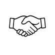 © Aries - Icon Of A Handshake Symbol With Two Hands Clasped Together In A Firm Grip
