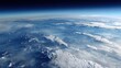© nameera_hasan - earth viewed from space snowy mountains