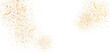 © Noy - Gold Glitter Splatter Frame - Abstract Dust Particles, Luxury Sparkle Background Element