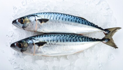 Fresh Mackerel on Ice A Culinary Delight for Seafood Lovers and Healthy Eating