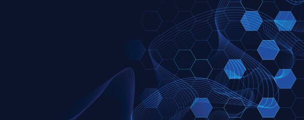Abstract high technology and science background with circuit elements